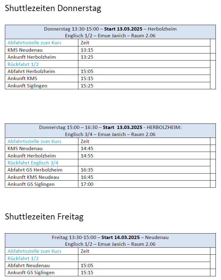 Shuttle Service Rhein Stiftung Shuttle Service Rhein Stiftung